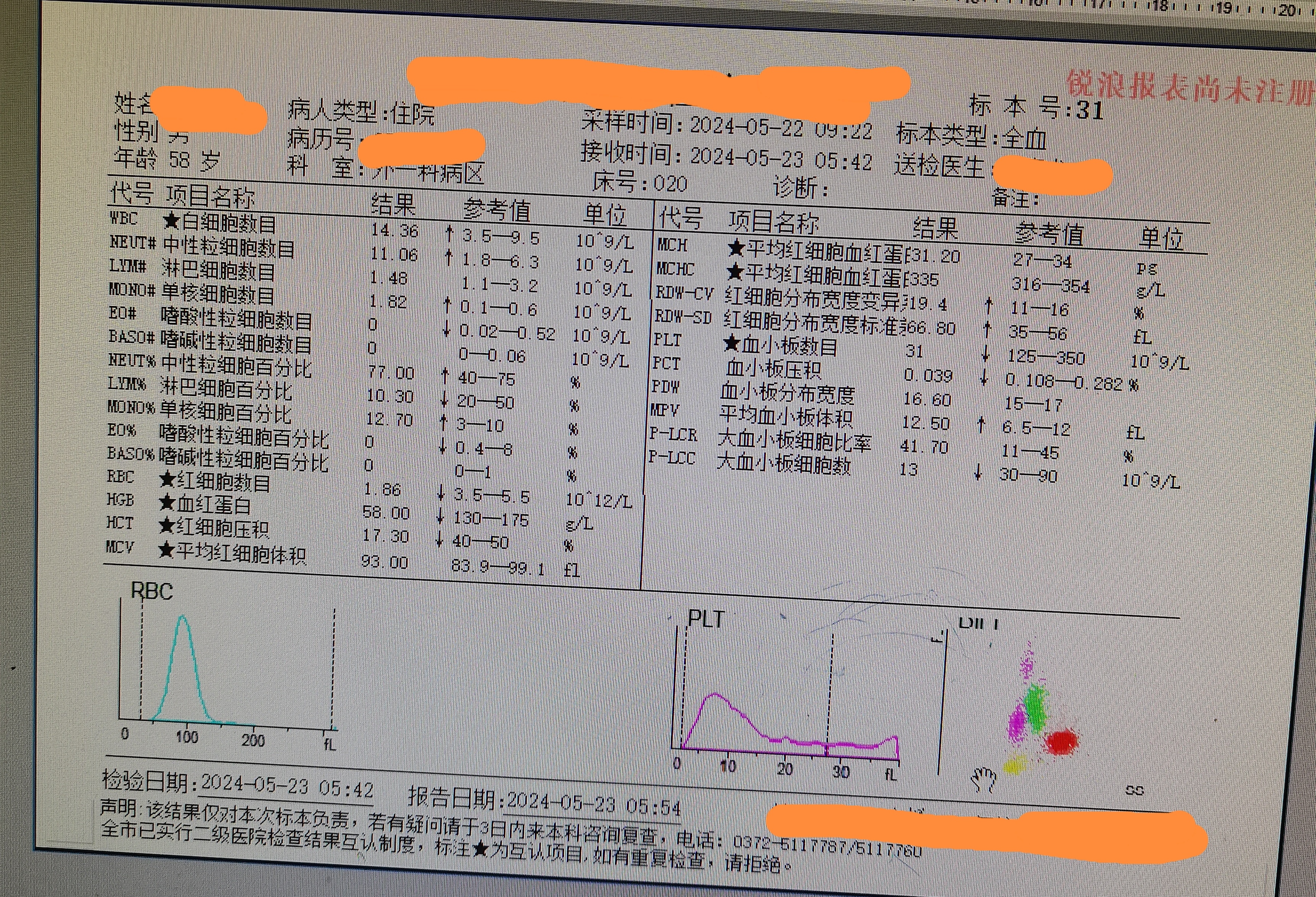 化验单图片